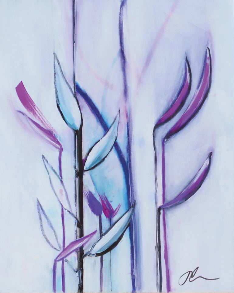 770x963 Saatchi Art Bud Painting By Jeannine Chanin Penn - Bud Painting