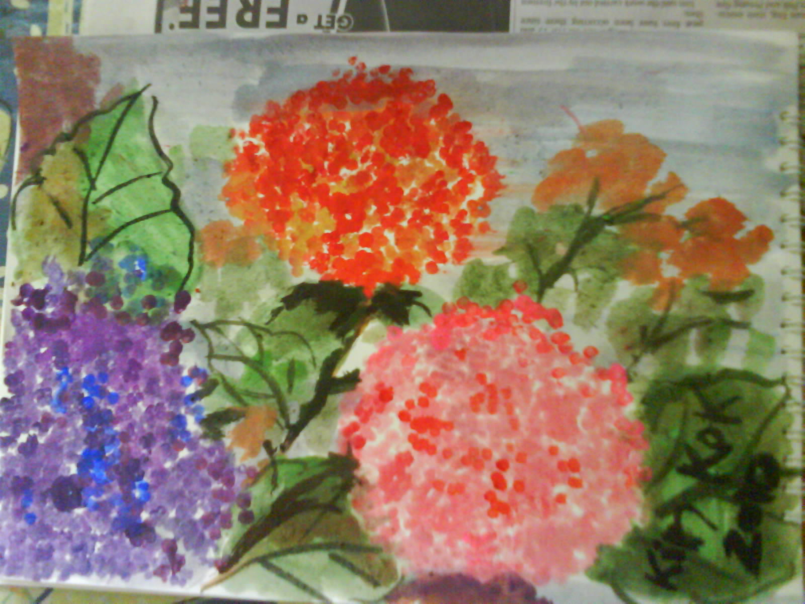 1600x1200 Dolly's Creative World Cotton Bud Painting - Bud Painting