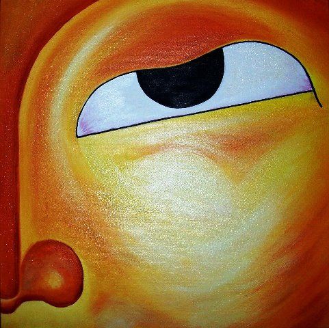 481x480 Buddha Eyes Painting Wisdom Eye Painting, Buddha - Buddha Eyes Painting