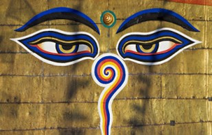 309x197 Eye Of The Buddha - Buddha Eyes Painting