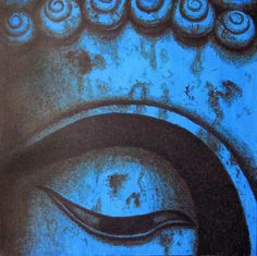236x235 Smiling Buddha Meditating Painting Acrylic On Canvas Buddha - Buddha Eyes Painting