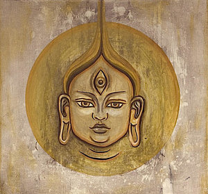 300x279 Buddha Eyes Paintings Fine Art America - Buddha Eyes Painting