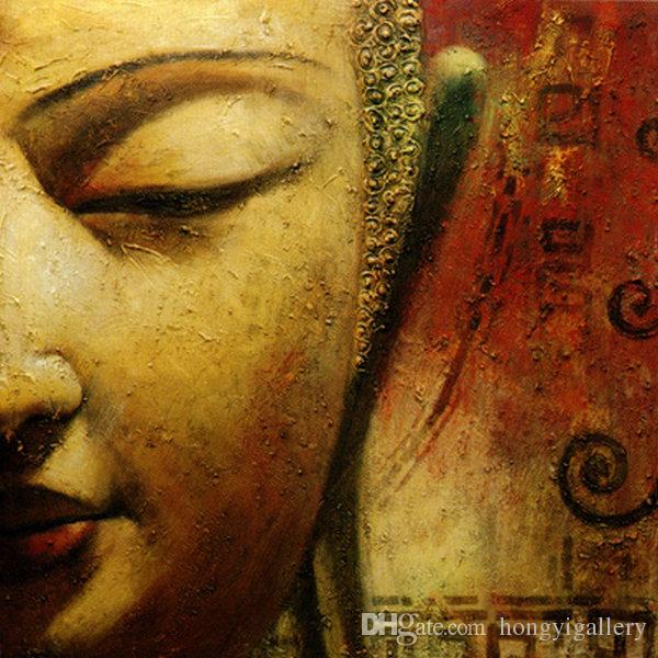 600x600 Buy Cheap Paintings For Big Save, Handpainted Feng Shui Zen Buddha - Buddha Face Painting