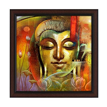 Buddha Face Painting at PaintingValley.com | Explore collection of ...