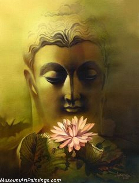 454x600 Handmade Buddha Paintings For Sale - Buddha Face Painting