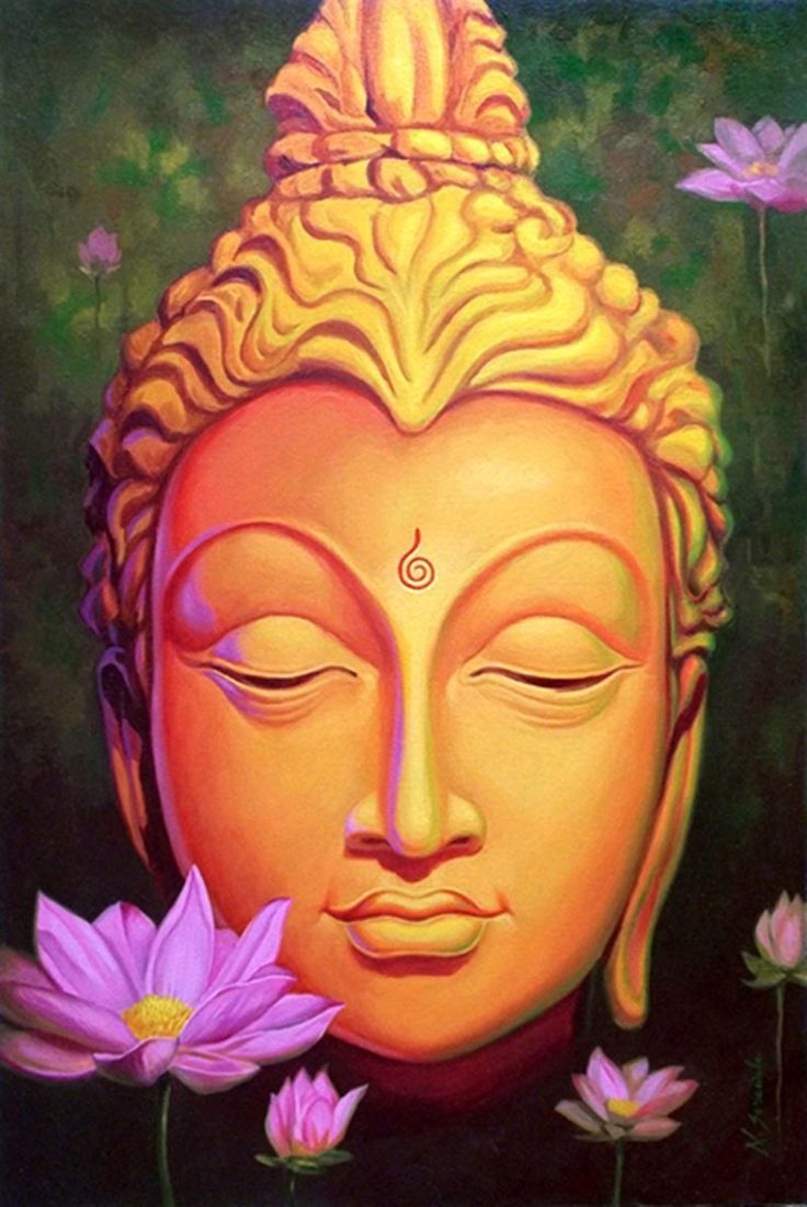 736x1101 Related Image Ivc Art Google - Buddha Face Painting