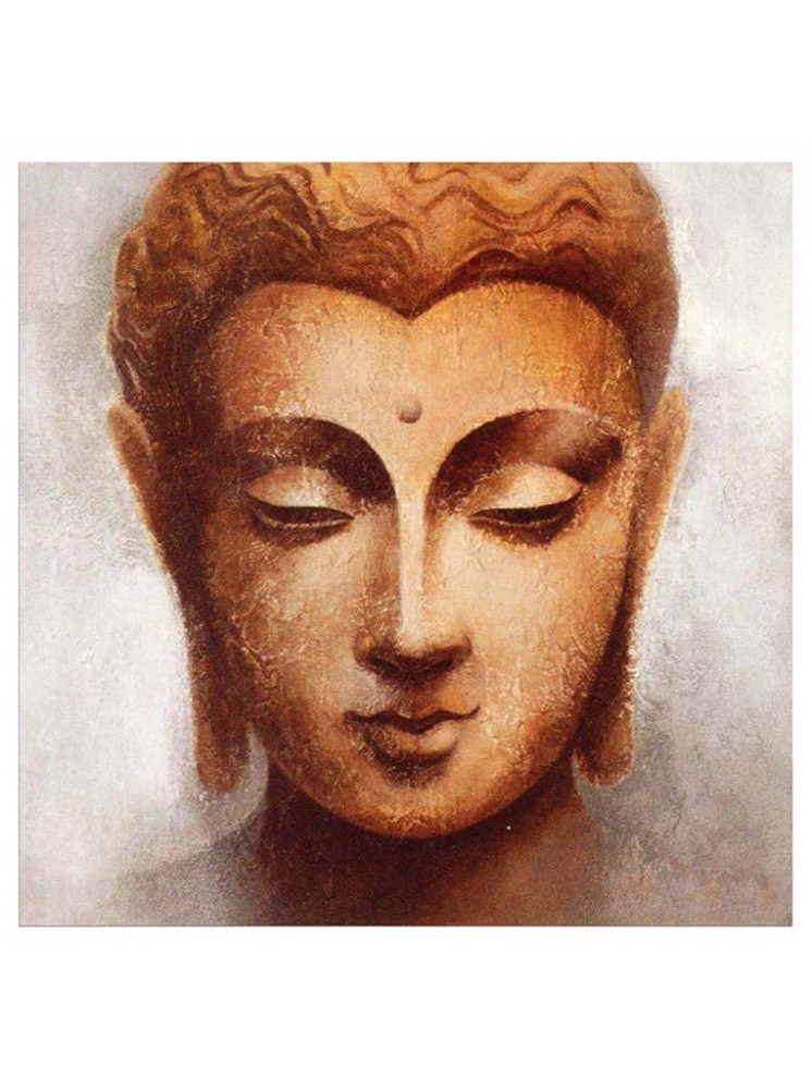 746x1000 Buddha Face Painting Canvas Print - Buddha Face Painting