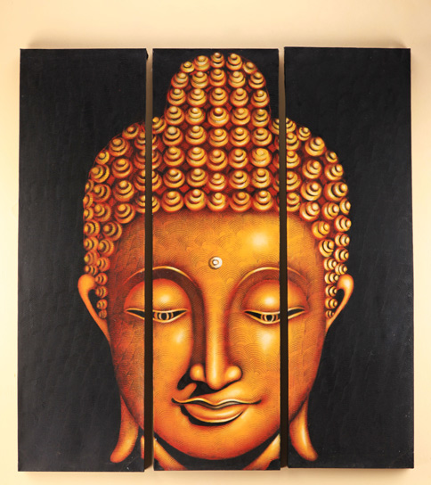484x544 Graven Image Sourcing Buying Amp Shipping Agents In Bali - Buddha Face Painting Canvas