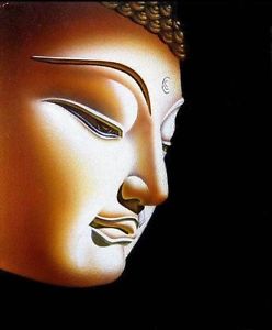 248x300 Zwpt105 High Quality 100% Hand Painted Buddha Head Oil Painting - Buddha Face Painting Canvas