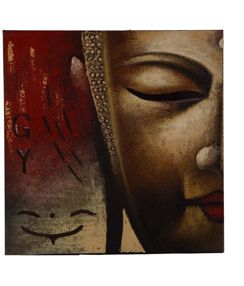 850x995 Buddha Painting Canvas New Giftadia Lord Buddha Face Canvas - Buddha Face Painting Canvas