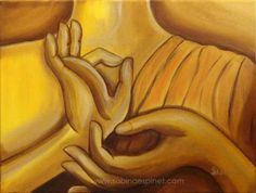 236x178 Buddha Hand Holding Lotus On Chinese Cloud Illustration Set - Buddha Hand Painting