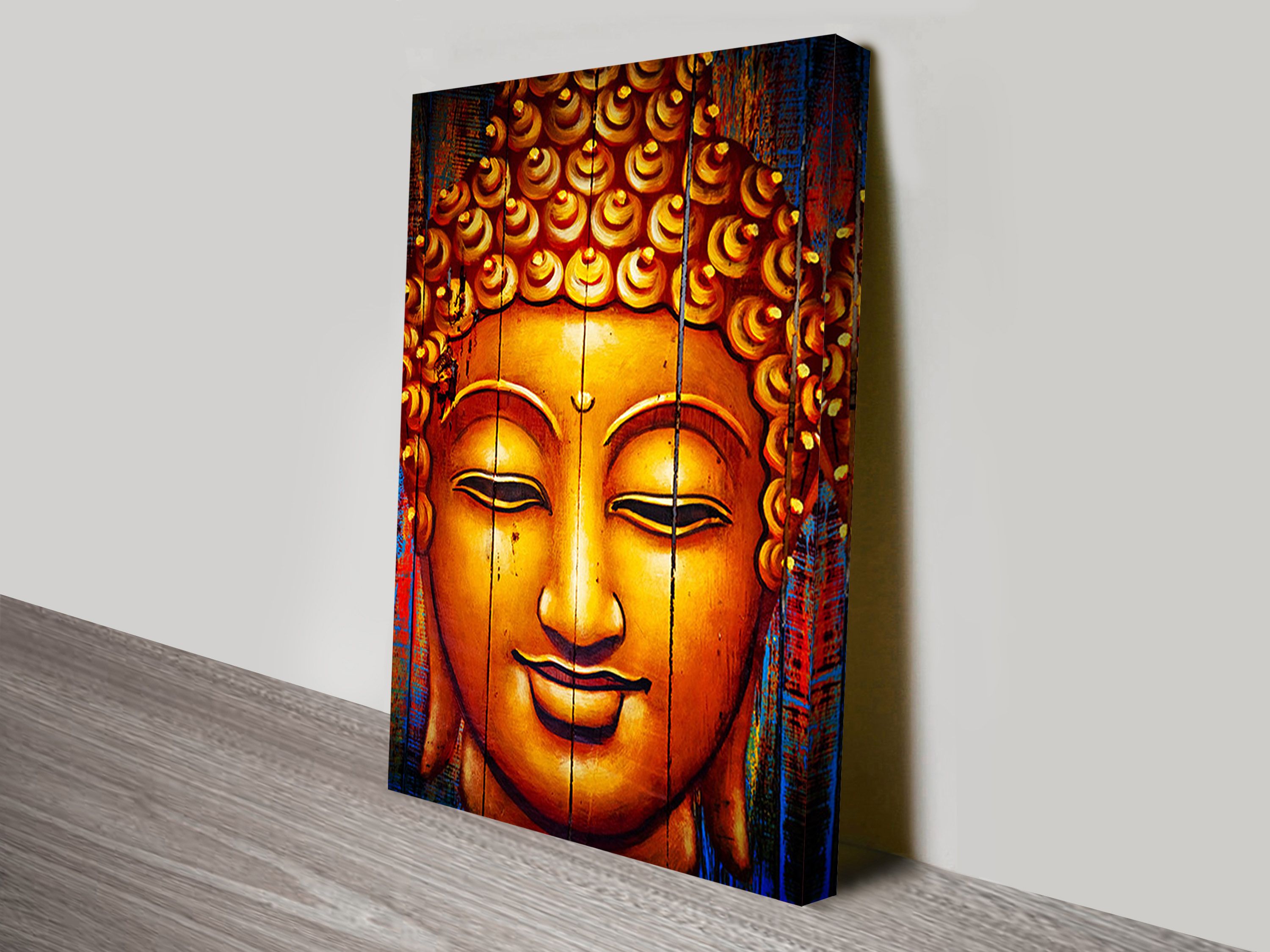 3000x2250 Buddha Painting Print Buddha Head, Buddha And Canvases - Buddha Head Painting