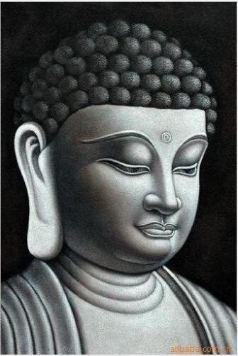 Buddha Head Painting at PaintingValley.com | Explore collection of ...