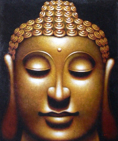 400x479 Buddha Painting In Uae Dubai Rak Art Paintings Acrylic Paintings - Buddha Head Painting