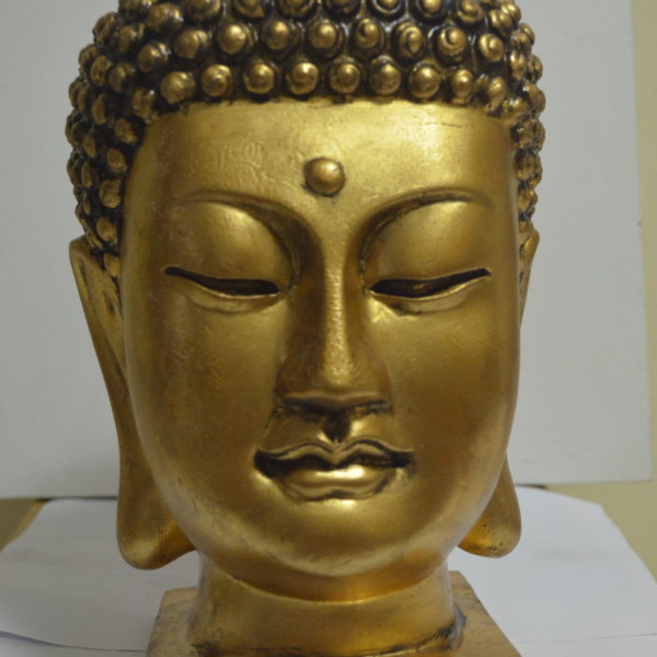 600x600 Buddha Head Art Statue - Buddha Head Painting