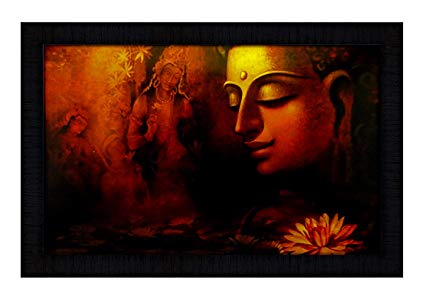 425x298 Jsonline Buddha Painting With Frame - Buddha Painting