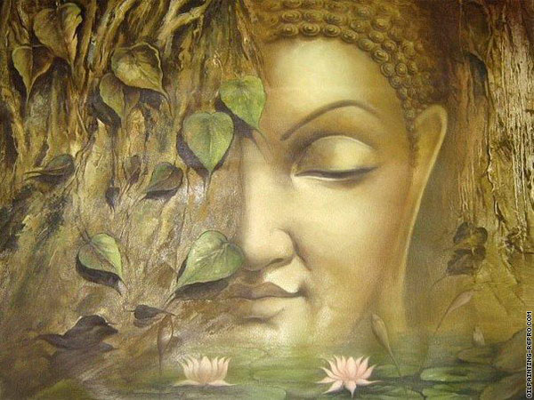 600x450 Oil Painting Reproduction Of Buddha 18 - Buddha Painting