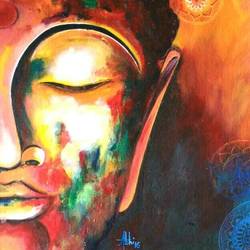 250x250 Buddha Paintings Buy Lord Gautam Buddha Paintings Online - Buddha Painting Abstract