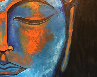 340x270 Buddha Painting Etsy - Buddha Painting Abstract