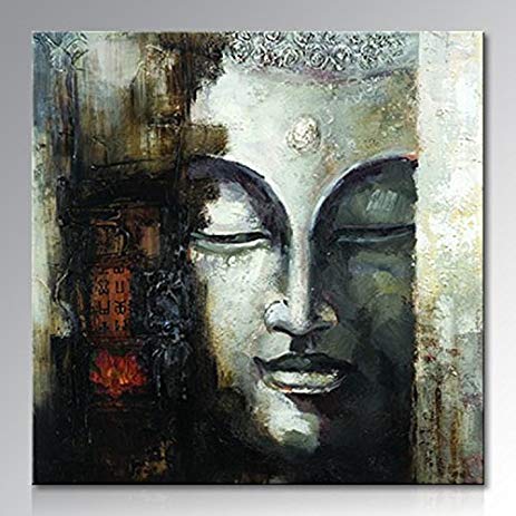 463x463 Seekland Art Modern Handmade Buddha Abstract Oil - Buddha Painting Abstract