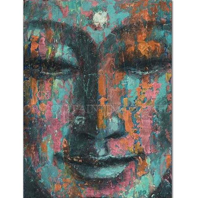 640x640 Artist Handmade High Quality Modern Colors Abstract Buddha - Buddha Painting Abstract