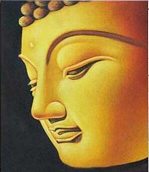 298x344 Buddha Oil Painting On Canvas Hand Painted Home Decor Wall Art - Buddha Painting On Canvas