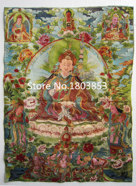 469x640 Tibet Nepal Silk Embroidered Buddhist Thangka Mandala,vintage Home - Buddhist Mandala Painting