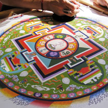 217x217 Tibetan Buddhist Mandalas - Buddhist Mandala Painting