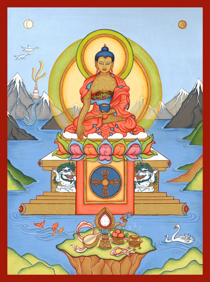 425x569 Buddha Shakyamuni Buddhist Art, Thangka Painting Amp Courses By - Buddhist Painting