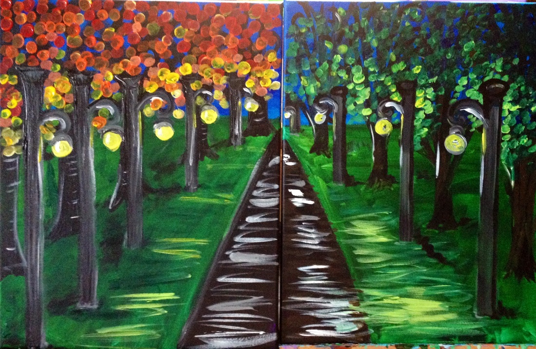 1100x715 Couples' Painting Gallery - Buddy Painting