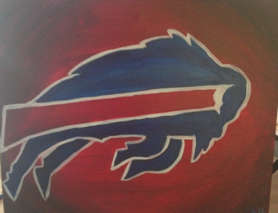 560x430 Buffalo Bills - Buffalo Bills Painting