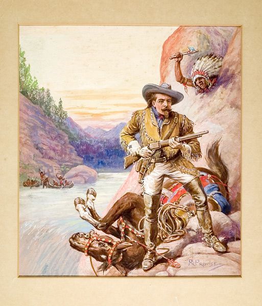 513x600 The 582 Best Buffalo Bill Cody Images On Western Art - Buffalo Bills Painting