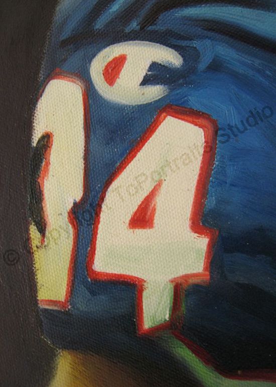 550x771 Thurman Thomas, Buffalo Bills - Buffalo Bills Painting