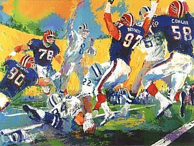 399x300 Leroy Neiman Football Painting Leroy Neiman - Buffalo Bills Painting