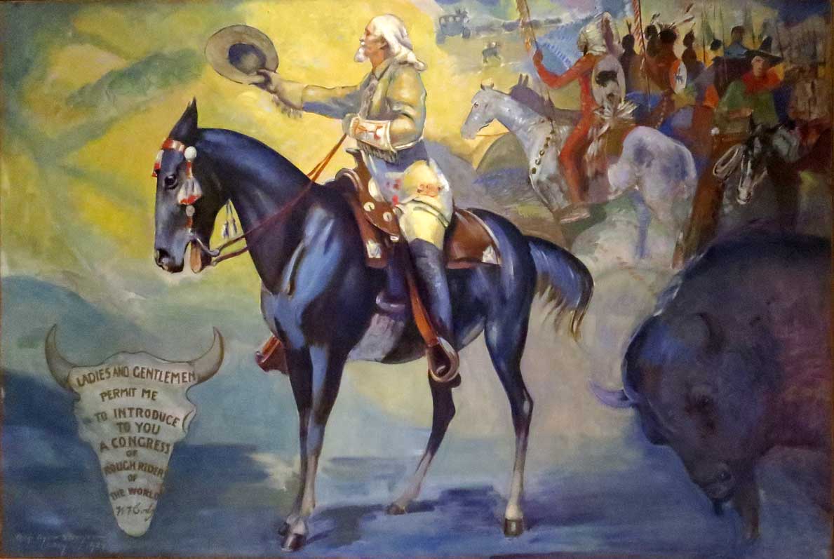 1189x797 Buffalo Bill Philip Ayer Sawyer Painting 1929 Janet Davis - Buffalo Bills Painting