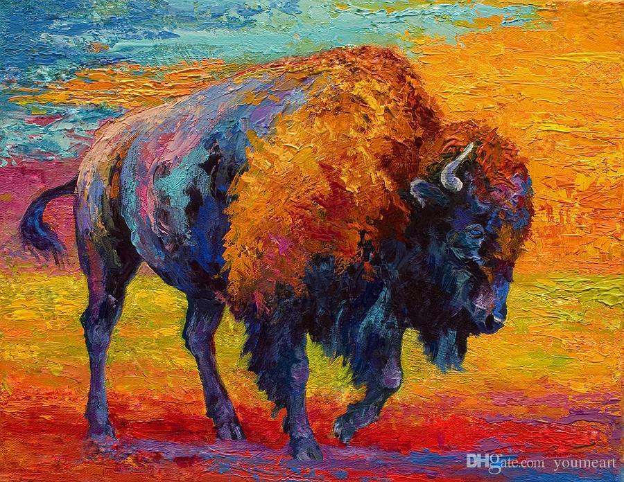 Buffalo Oil Painting At Paintingvalley Com Explore Collection Of