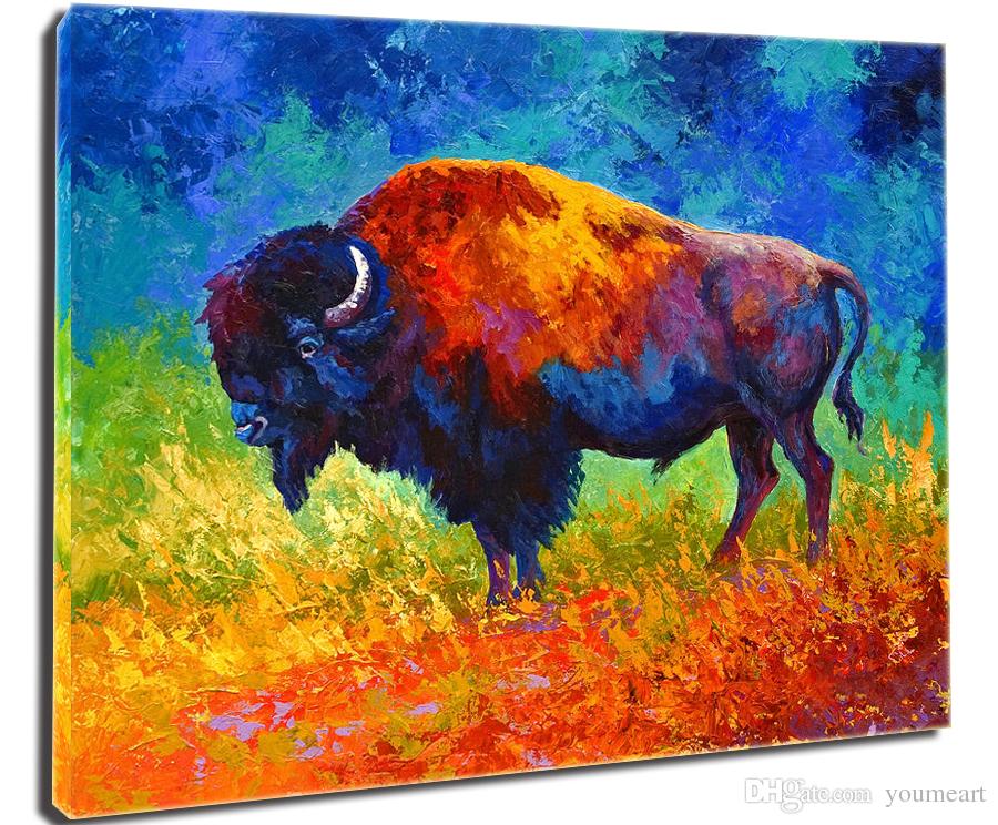 Buffalo Canvas Painting At PaintingValley Com Explore Collection Of   Buffalo Canvas Painting 2 