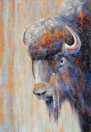 Buffalo Head Painting At Paintingvalley.com 