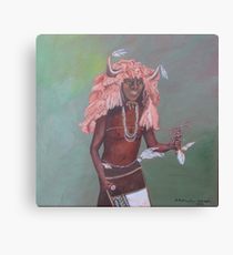 210x230 Bison Buffalo Head Painting Amp Mixed Media Canvas Prints Redbubble - Buffalo Head Painting