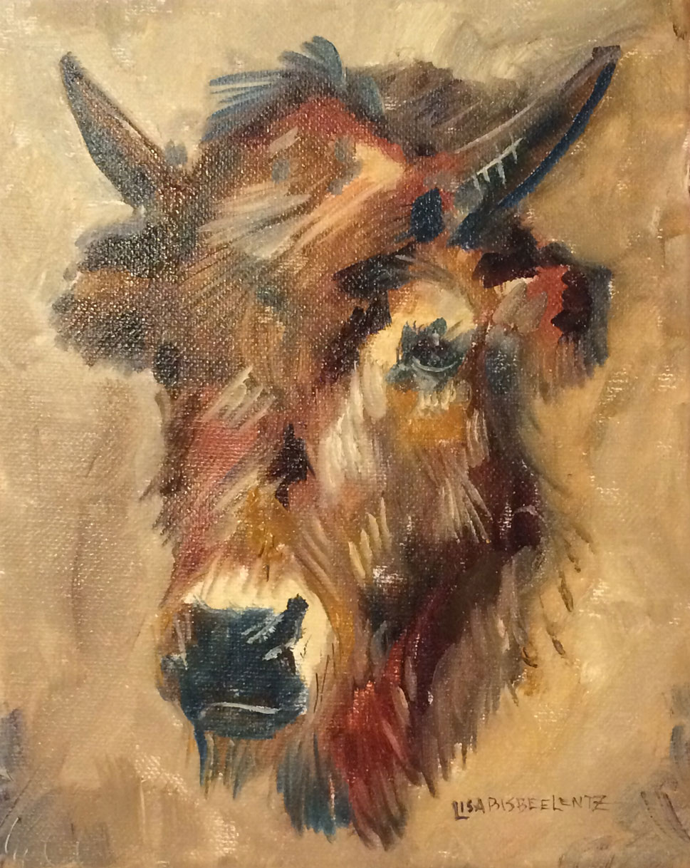 969x1218 Sold - Buffalo Oil Painting