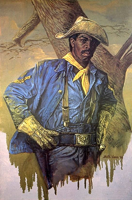 272x413 Limited Edition Buffalo Soldier Military Prints For Sale Buffalo - Buffalo Soldier Painting