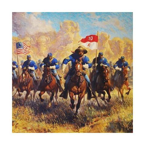 480x480 Buffalo Soldier Art Prints, Gifts And Collectibles The Black Art - Buffalo Soldier Painting