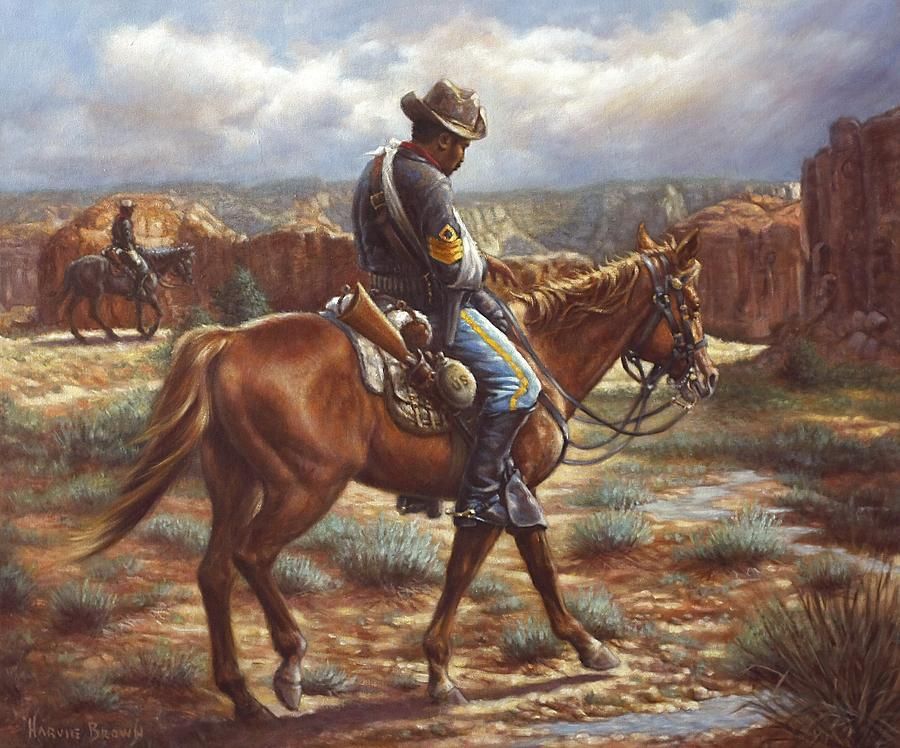 900x748 Buffalo Soldier Painting - Buffalo Soldier Painting