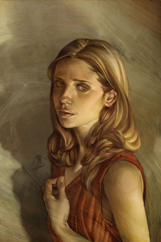 320x481 The Secret Revealed Gaze Into The Face Of Buffy's Ultimate Foe! - Buffy Painting