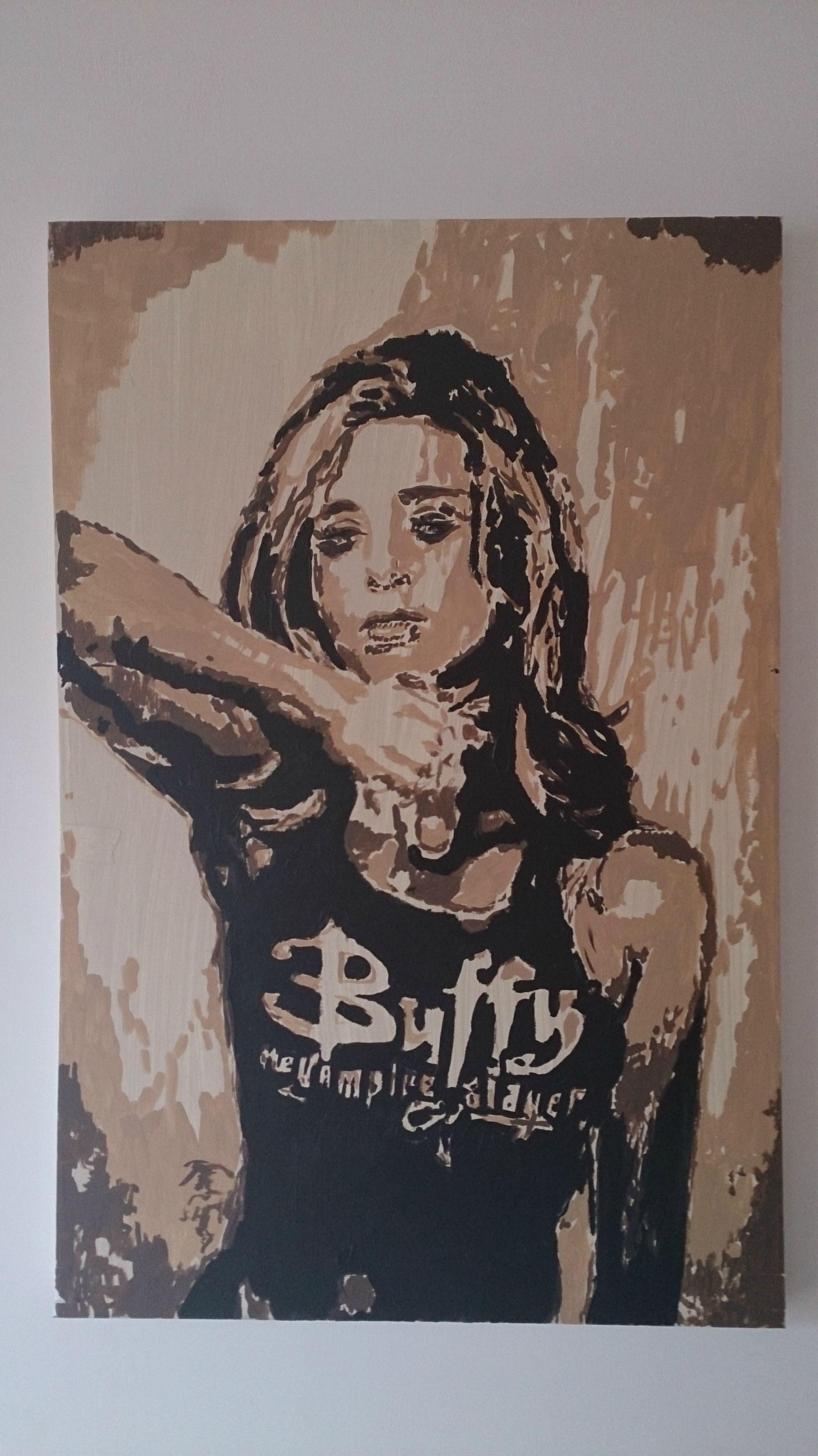 1983x3528 Buffy Painting - Buffy Painting