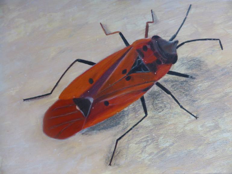 770x578 Saatchi Art True Bug Painting By Paul Allender - Bug Painting