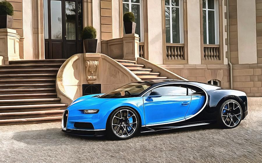 Bugatti Painting at PaintingValley.com | Explore collection of Bugatti ...