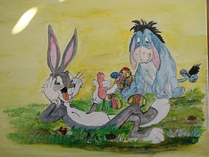300x225 Bugs Bunny Paintings Fine Art America - Bugs Bunny Painting