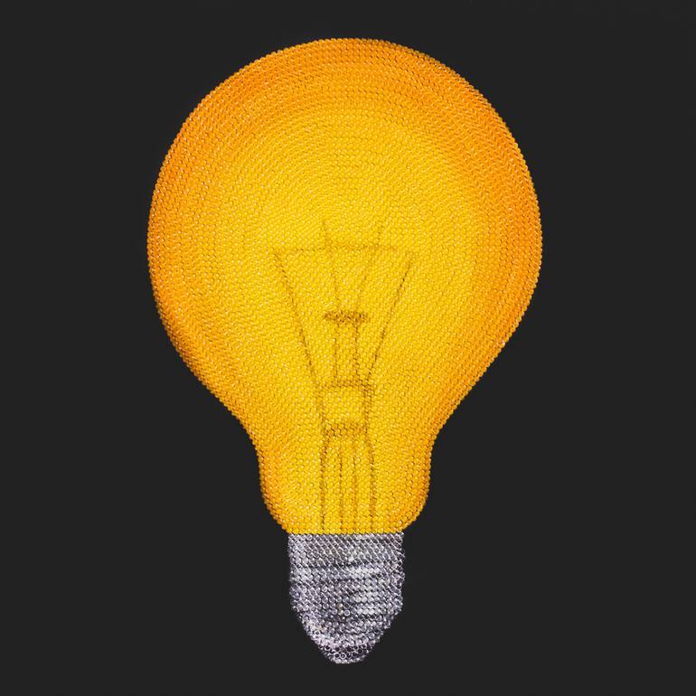 770x770 Saatchi Art Light Bulb Painting By Anna Pryl - Bulb Painting