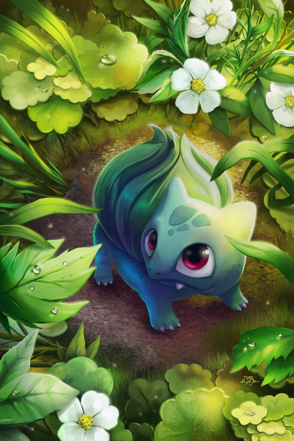 600x900 Bulbasaur By Tsaoshin - Bulbasaur Painting